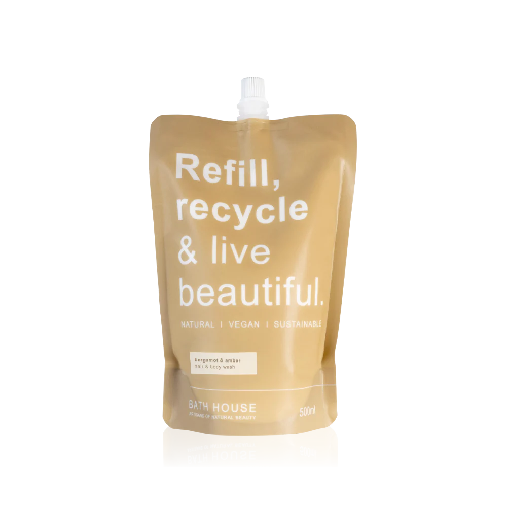 Bergamot & Amber Hair & Body Wash Refill