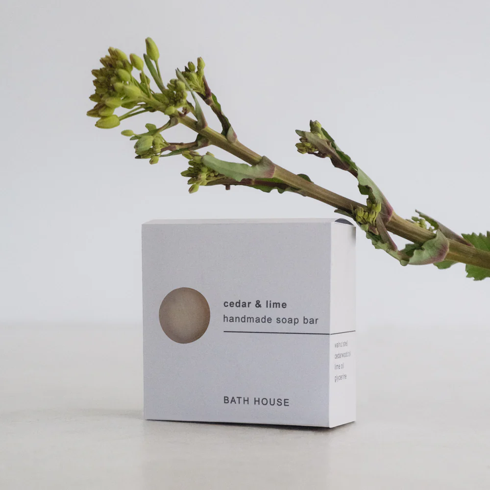 Cedar & Lime Soap Bar - Image 2