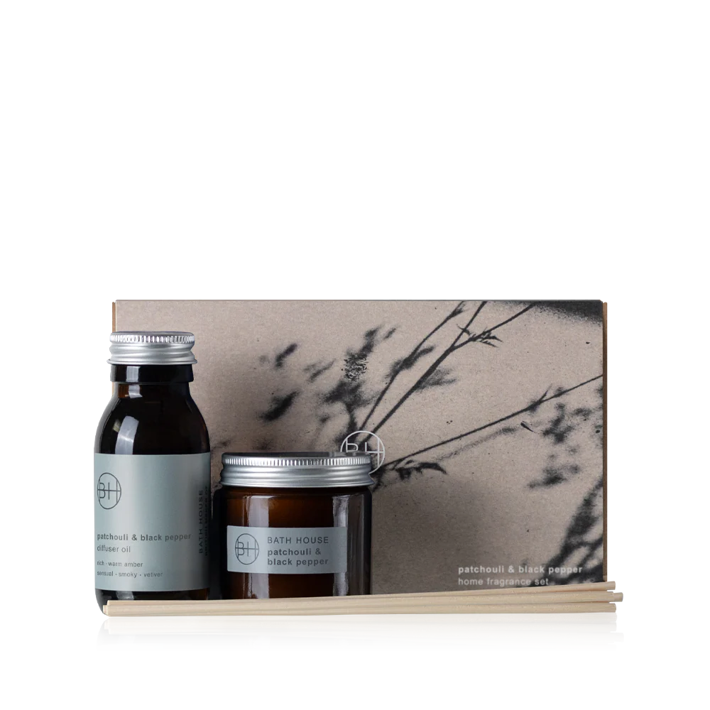 Patchouli & Black Pepper Home Fragrance Set